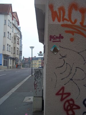 Rumspitze in der August-Bebel-Straße 3