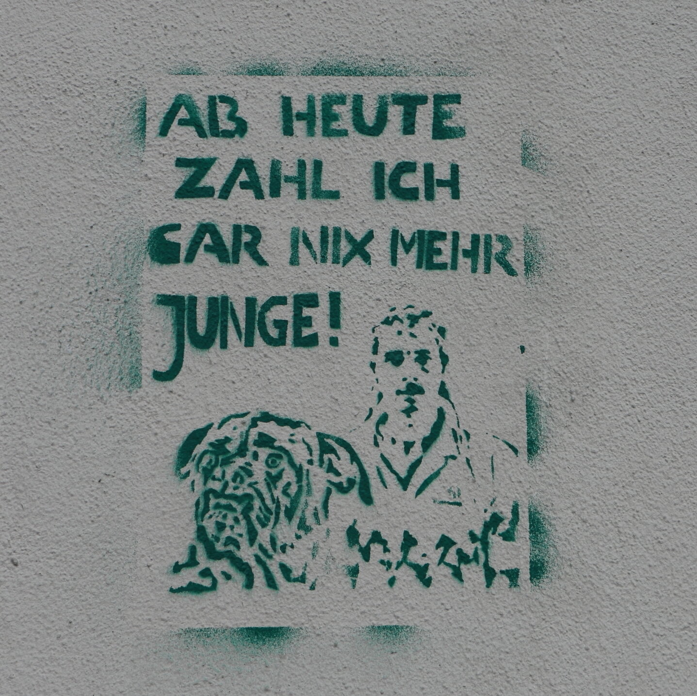 Herr und Hund
