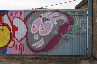 Graffiti bildlich: Torwächter