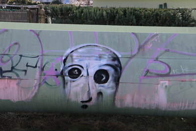 Graffiti bildlich: Erschrecken
