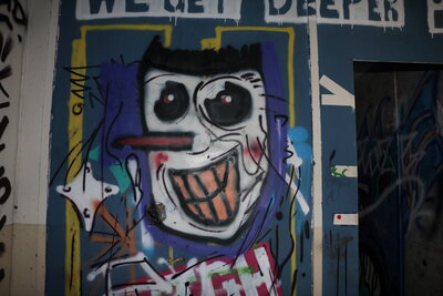 Graffiti bildlich: Langnase