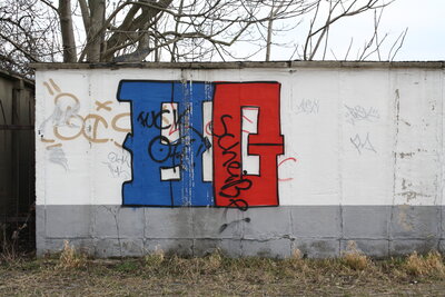 Blau und Rot