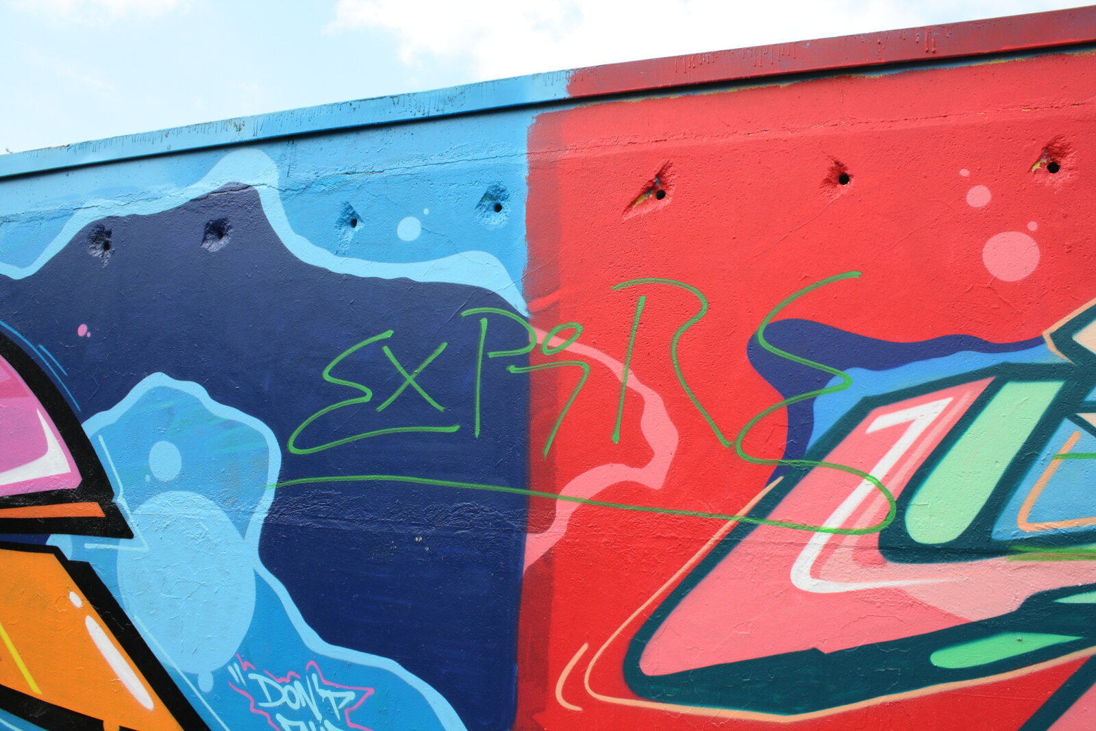 Schmierfinken unterwegs: Expire und Toy