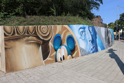 "Mauerwerk" an der Bergschänke in Kröllwitz (1)