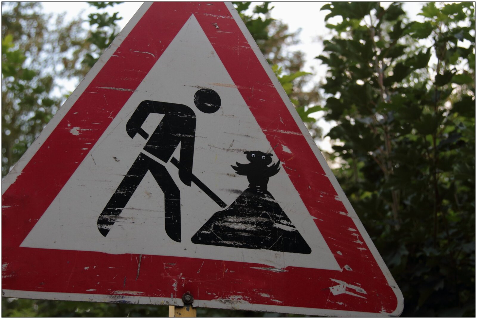 Baustellenschild, von Gynti, 2
