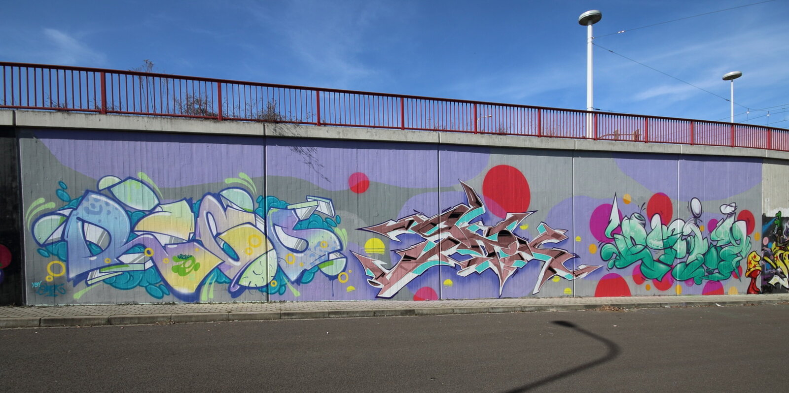 Galerie Europachaussee (25): RICO79, STICK und ENJOY