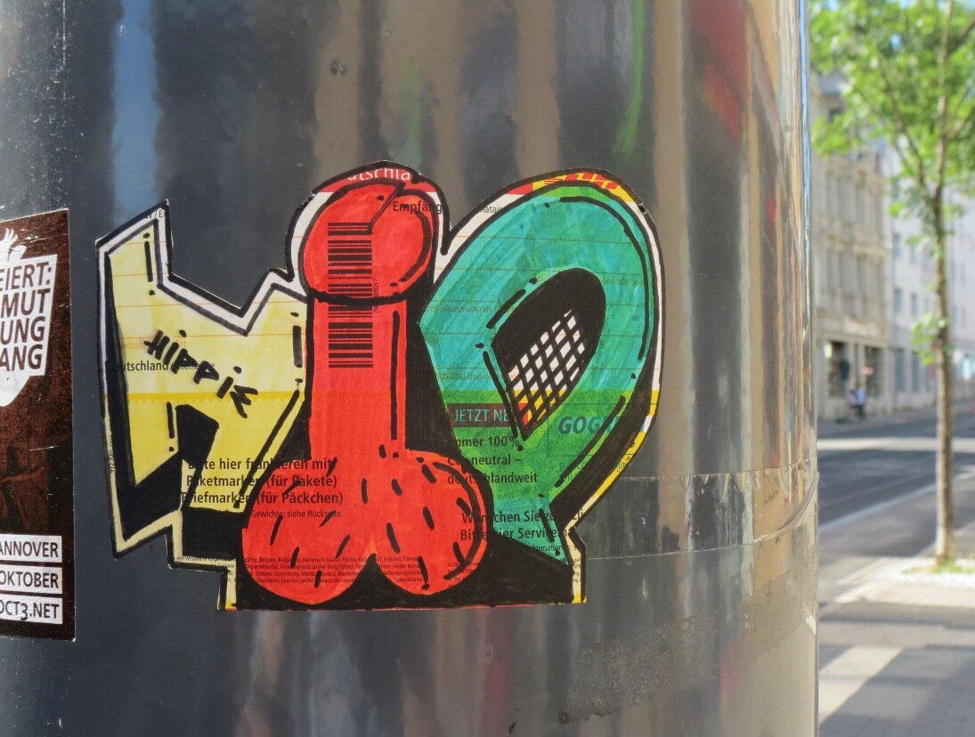 Hippie-Stickerserie 17.