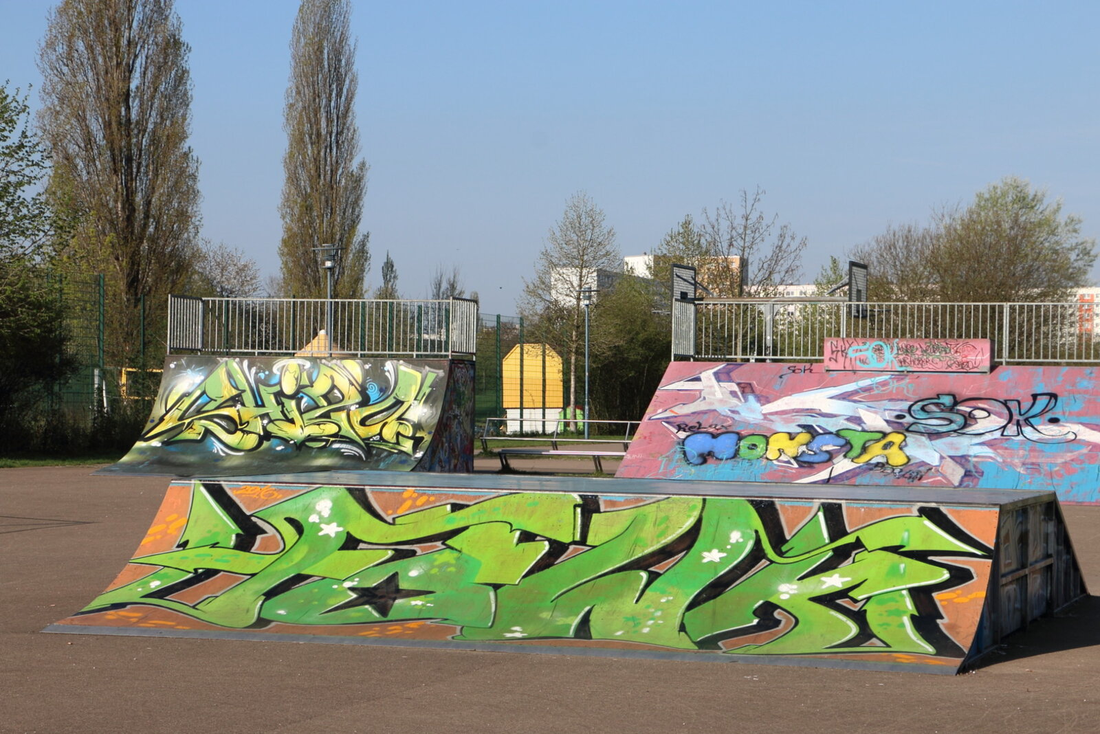 Ha-Neu, Skatepark am Piratenschiff : ACER, FOWK, SHIZO und STICK