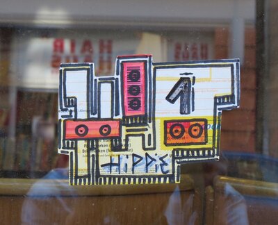Hippie-Stickerserie 18.