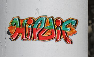 Hippie-Stickerserie 19.