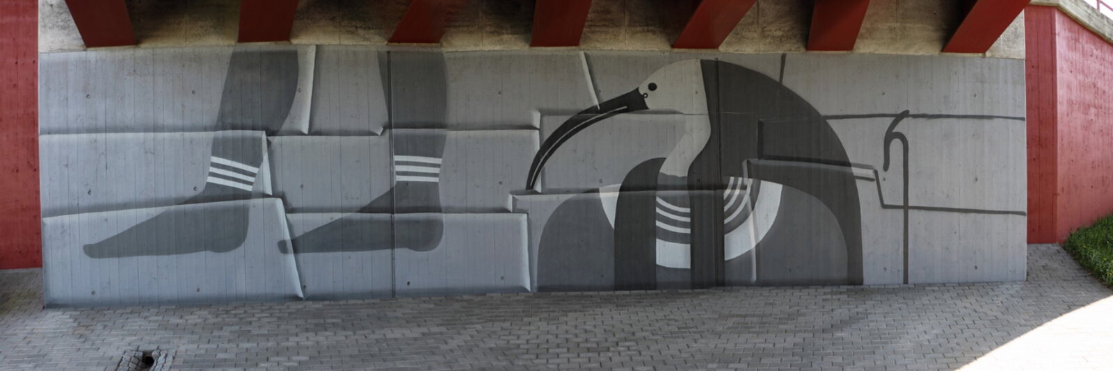 Brücke Euroachaussee-Grenzstraße, THOT, Ibiskopf_pano