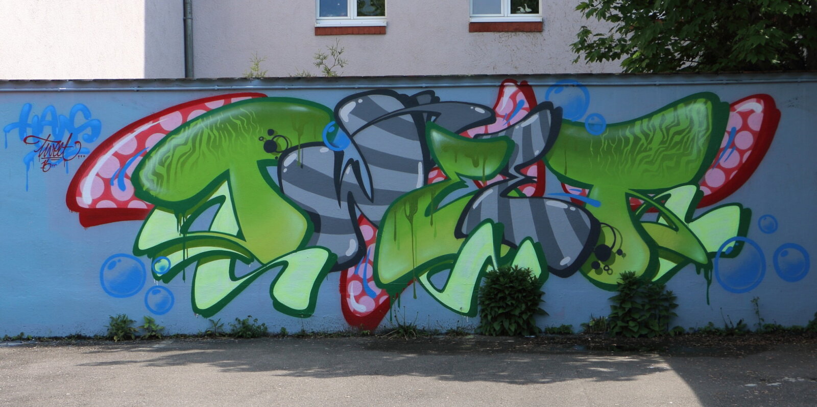 Pfälzer Ufer: RICO 79 in grün mit Nachfolge von TWEET