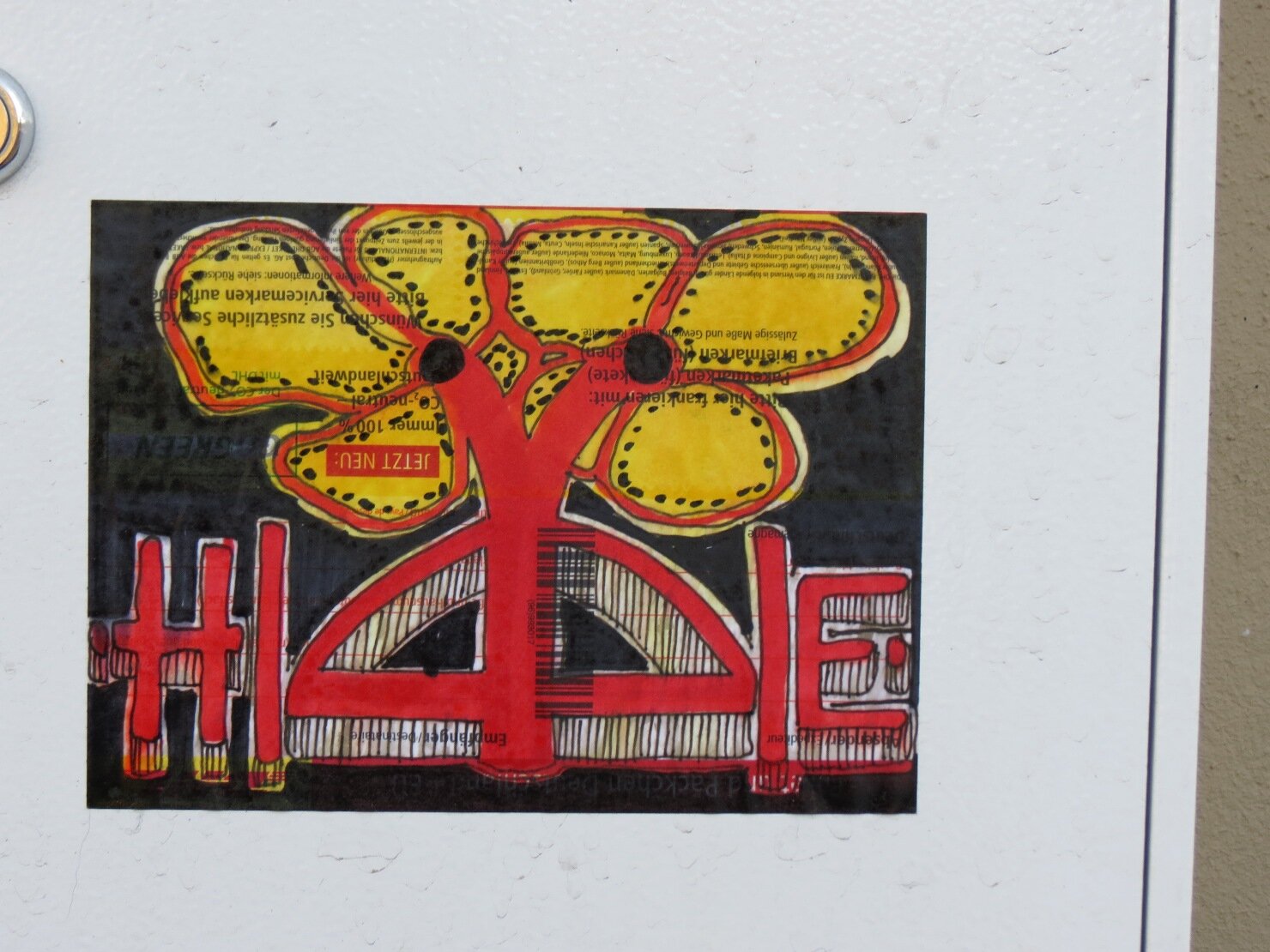Hippie-Stickerserie 29.