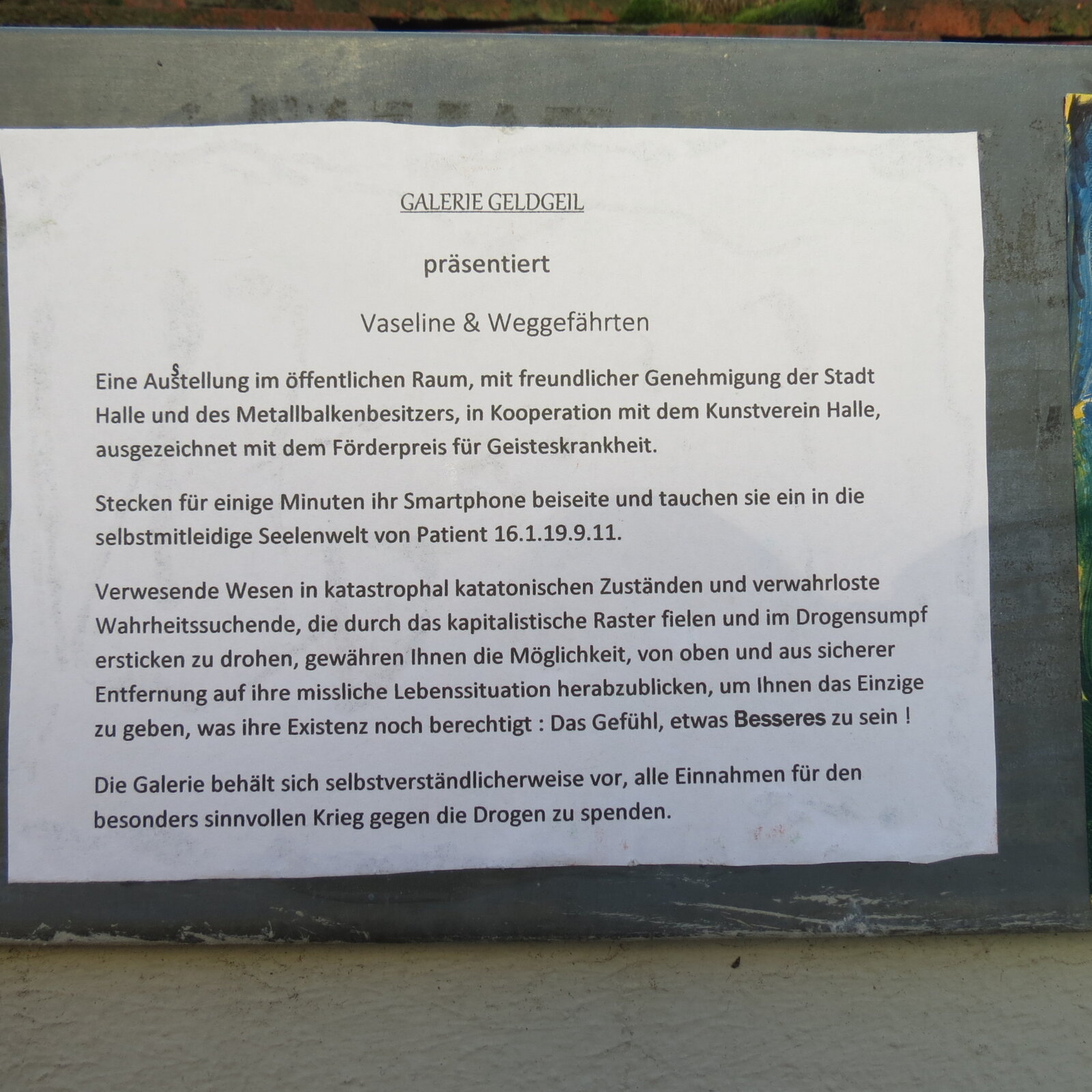GALERIE Geld Geil