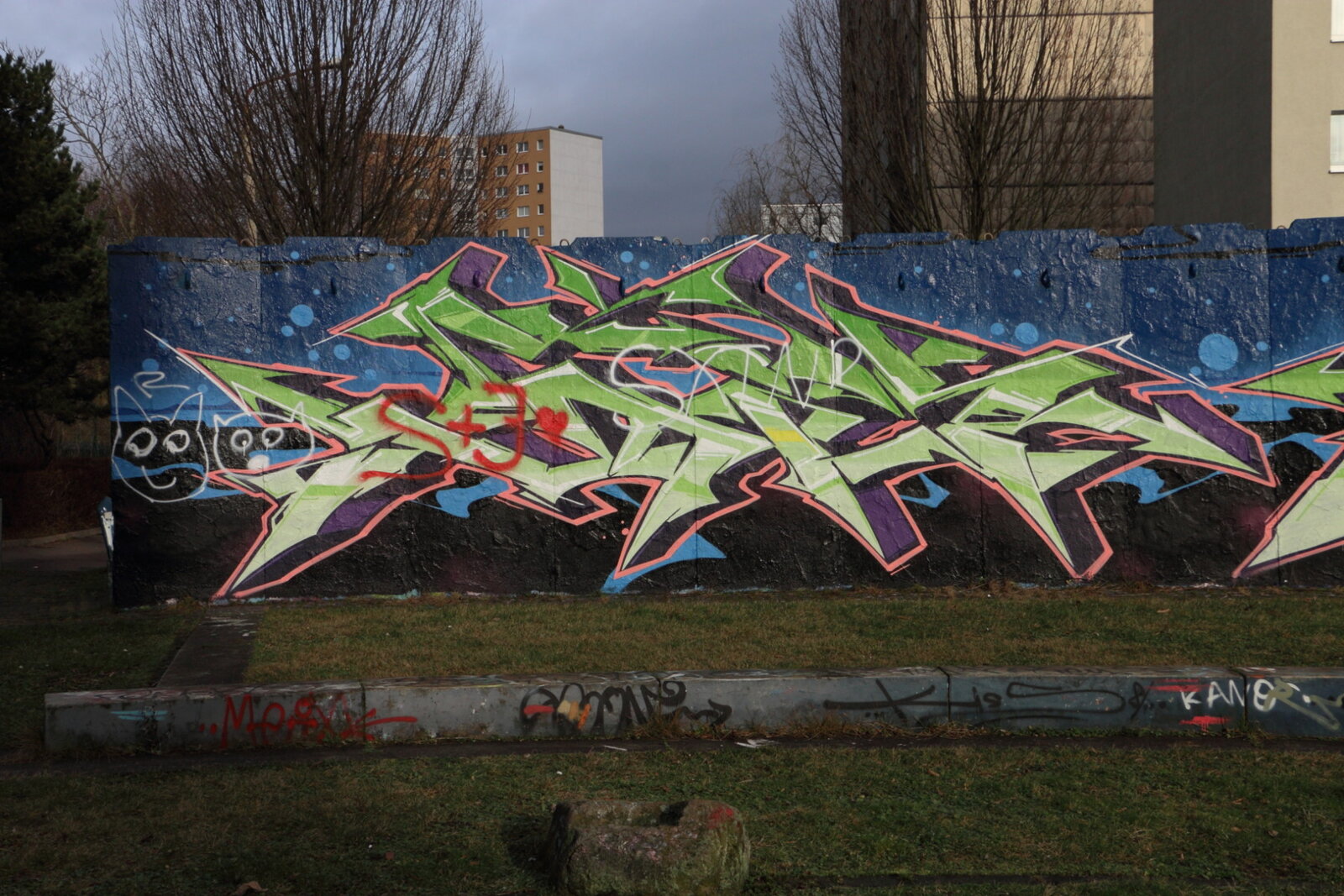 Ernst-Haeckel-Weg Halle-Neustadt, gesammelte Werke Jan. 2018