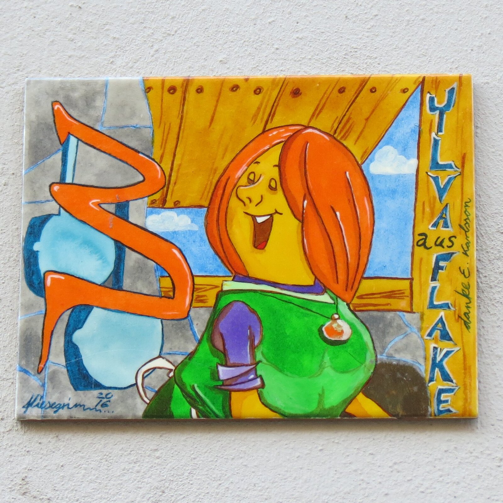 Fliesegrimm in der Uhlandstraße