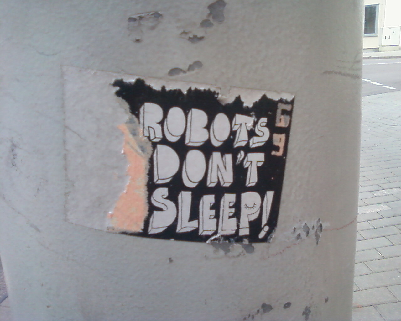 Robots don't sleep