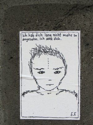 E.F. nachdenklich
