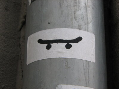 Skateboard-Sticker