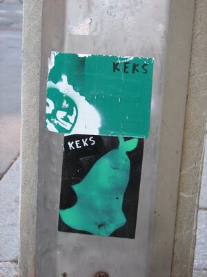 KEKS Sticker-Komposition