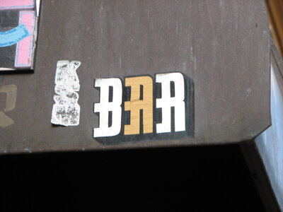 BAR-Sticker