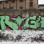 Graffiti bildlich: Das grüne Gespenst