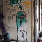 Graffiti bildlich:  Strichkopf und Verlust