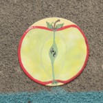 Obstscheibe Apfel