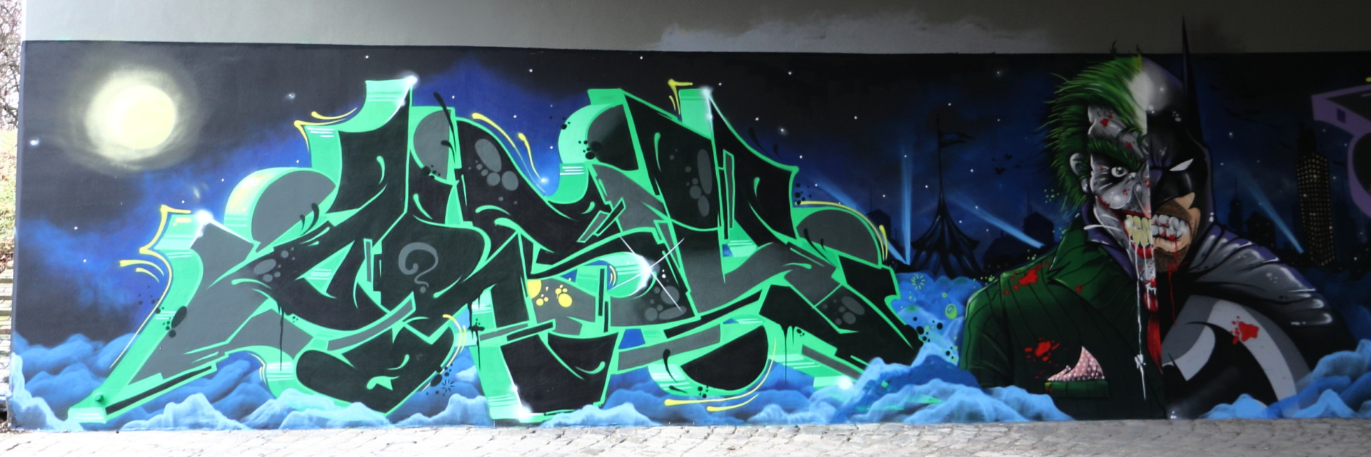 Unter der Brücke, Joker/Batman, Mr. Pinguin